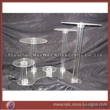 Tiers Acrylic Clear Cupcake Display